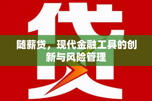 聊城随薪贷，现代金融工具的创新与风险管理
