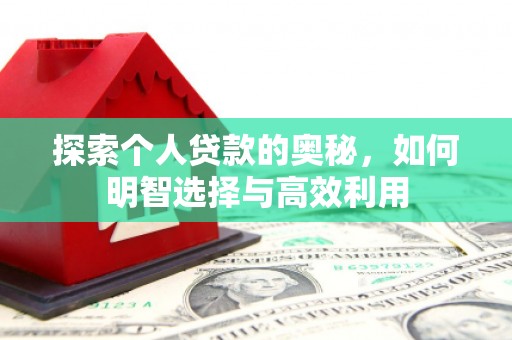 聊城探索个人贷款的奥秘，如何明智选择与高效利用