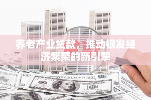 聊城养老产业贷款，推动银发经济繁荣的新引擎
