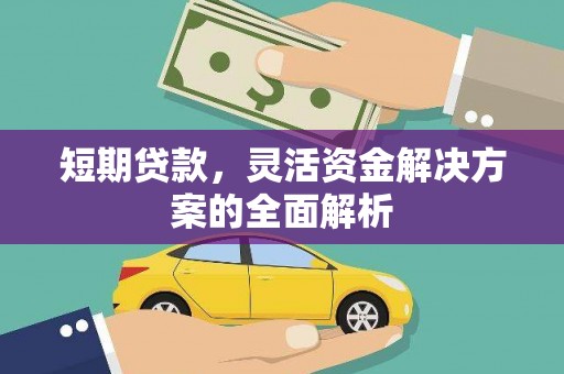 聊城短期贷款，灵活资金解决方案的全面解析