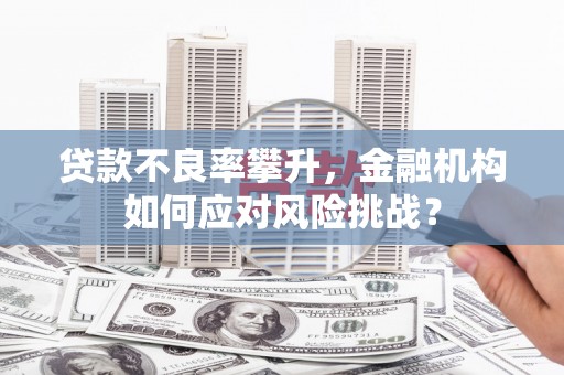 聊城贷款不良率攀升，金融机构如何应对风险挑战？